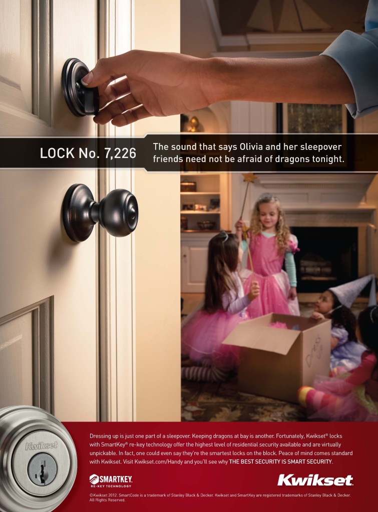 Kwikset campaign photographed by Clark Vandergrift, produced by Wonderful Machine