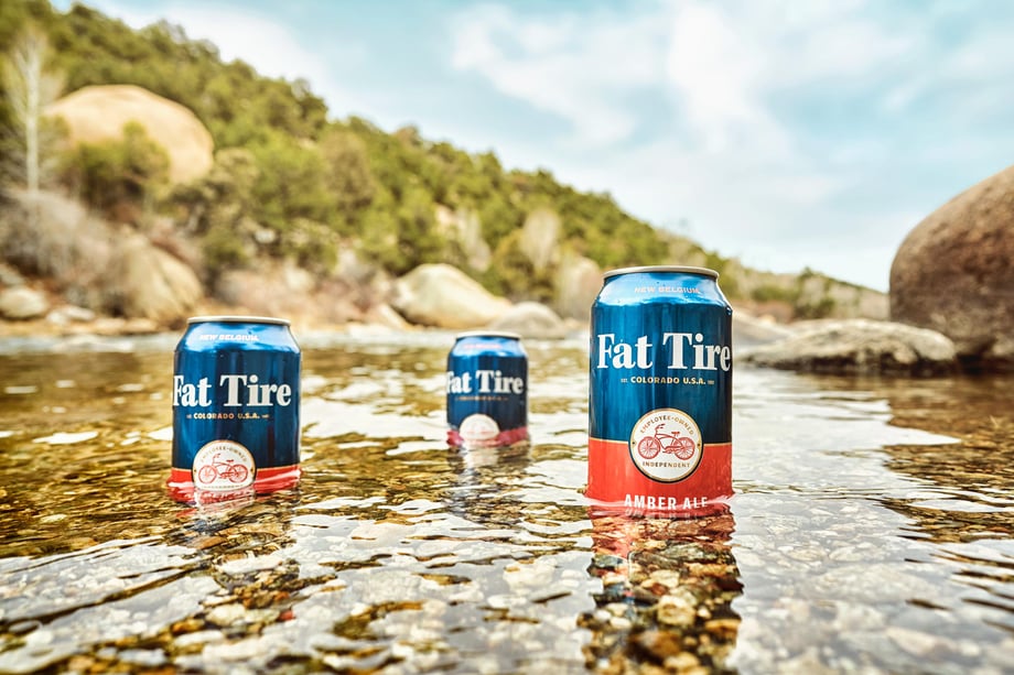 Andrew Maguire photographs a Fat Tire campaign in picturesque Colorado for New Belgium Brewing.