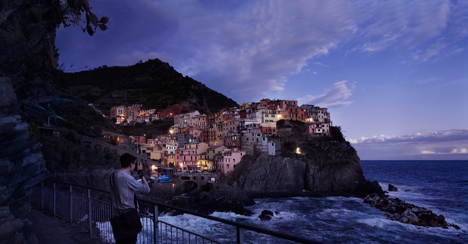 Jiri Lizler landscape photography, Manarola, Cinque Terre, Italy, Austria, behind the scenes photography, Europe countryside