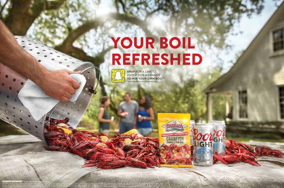 A successfully scouted shoot for Coors Light in Louisiana. Photo by Rick Olivier
