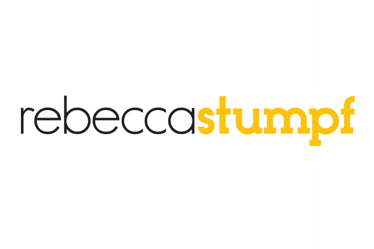 Rebecca Stumpf's new wordmark and brand color