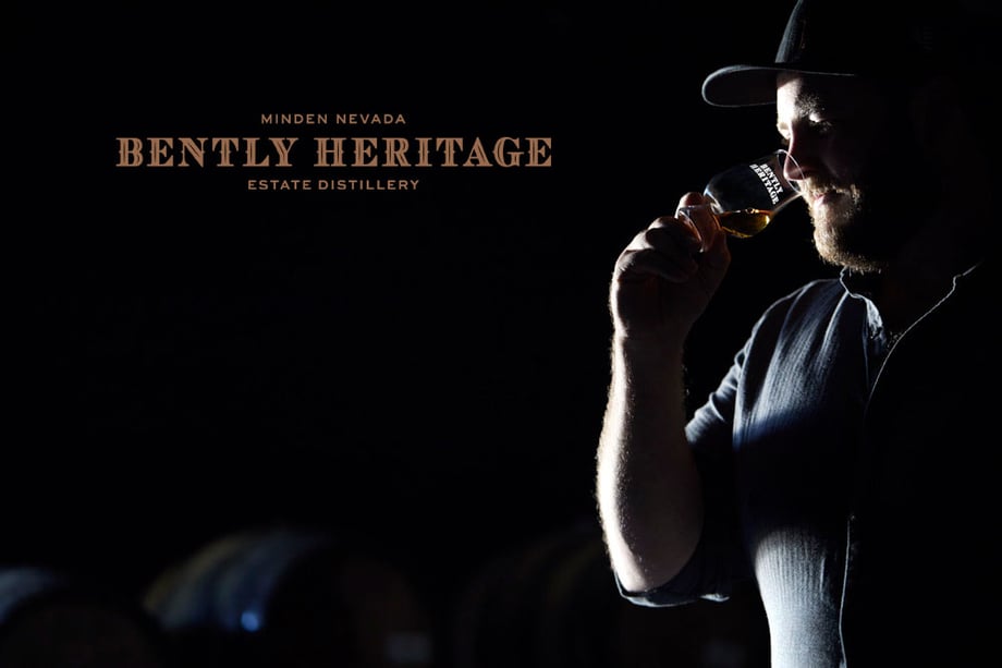 Jody Horton photograph for Bently Heritage Estate Distillery advertisement.