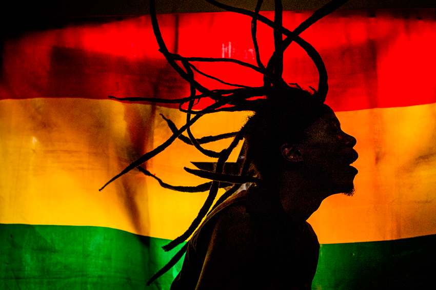 Musician Maiko Zulu photographed by Gareth Bentley