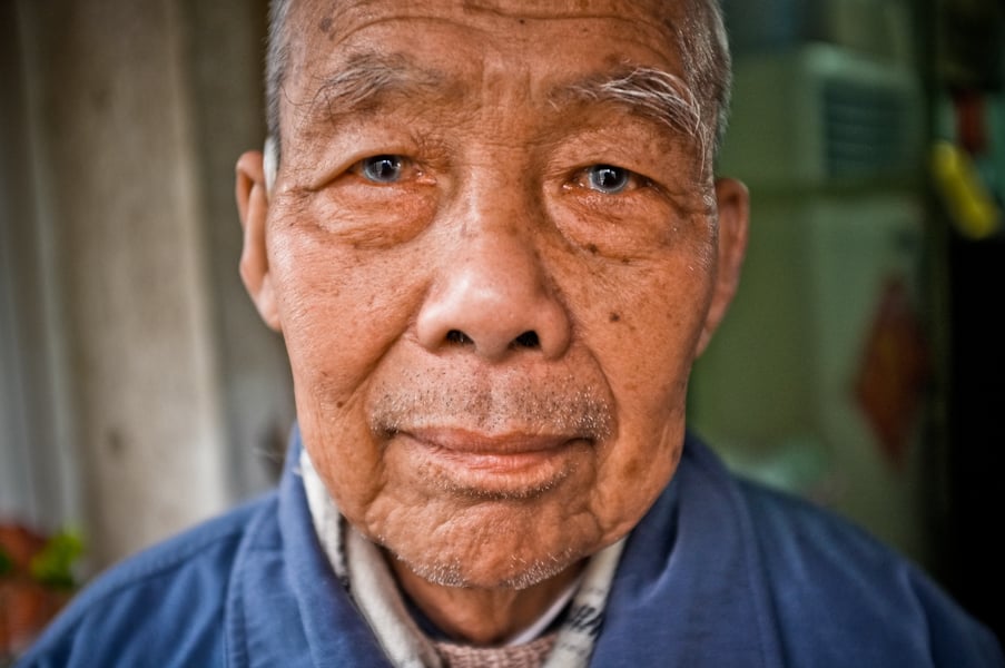 Amanda Mustard's photograph of a Nanjing survivor