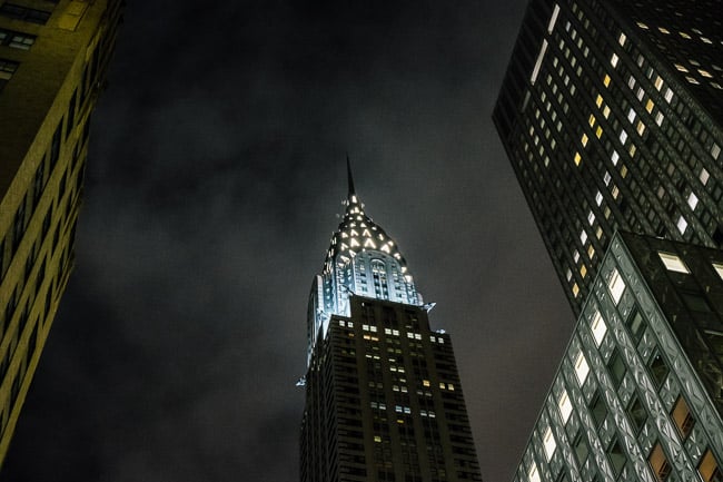 Empire State building at night, photo by Chris Sorensen. 