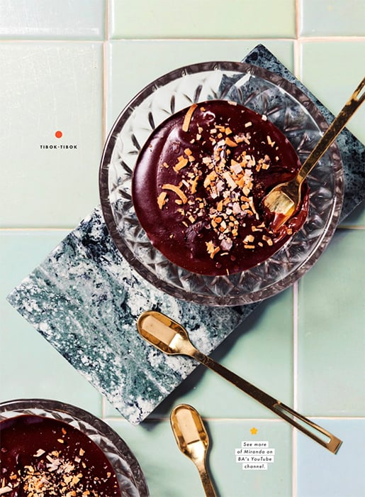 Melissa's Tibok-Tibok dessert photographed by Chona Kasinger for Bon Appétit Magazine.