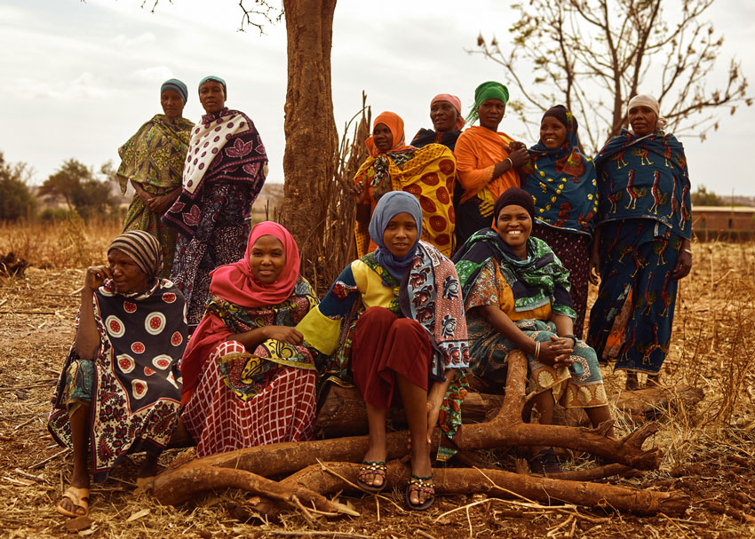 A gathering of Masaai women by Clay Cook