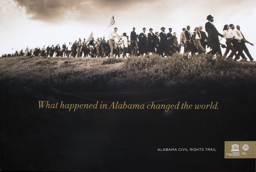 Alabama-based travel and lifestyle photographer Art Meripol's series of photographs in the Alabama Civil Rights Trail presentation book.