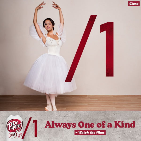 Photo of a ballerina taken for Dr. Pepper by Los Angeles-based travel and landscape photographer Ben Miller. 