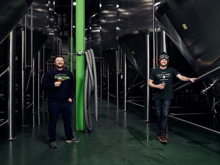 Doug Levys photo of New England Brewers for Vistaprint