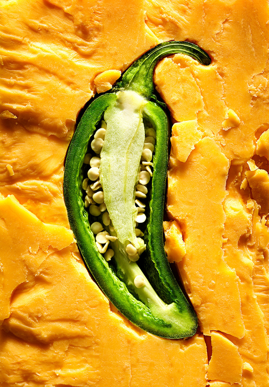 Justin Paris combines jalapeno with cheddar