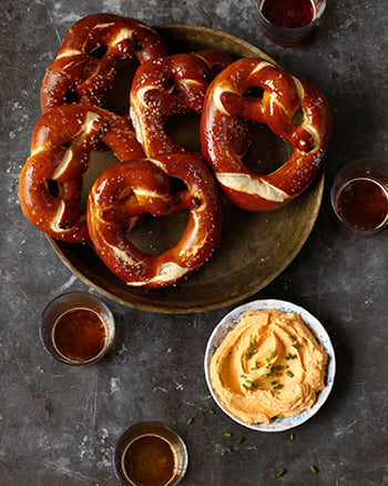 Cooked pretzels photographed by Jason Varney