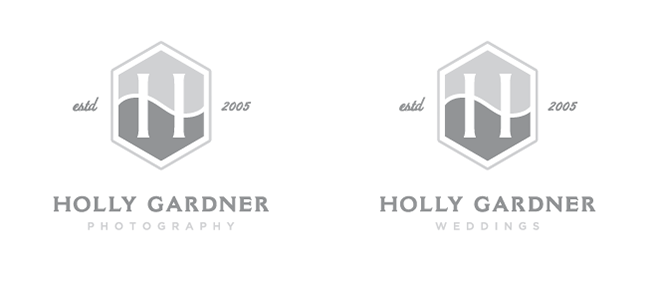Holly Gardner logo mockup wave through H