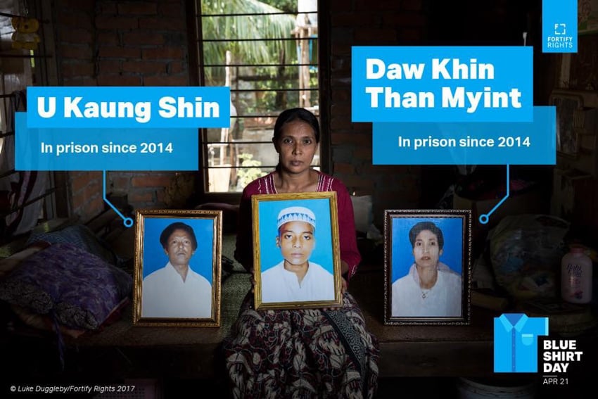 Families of detained Burmese Muslims by Luke Diggelby