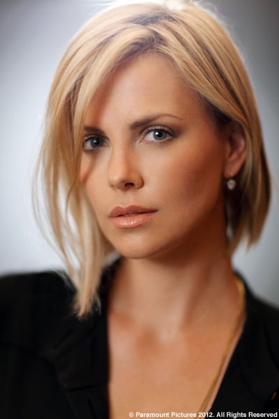 Portrait of Charlize Theron by Robert Gallagher for Paramount Pictures.