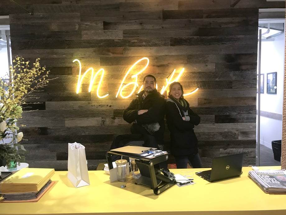 Last week, a crew of wonderful machine experts braved the snow and headed up to New York City to meet with agencies, Saatchi & Saatchi Wellness, Pilot Fiber, and M. Booth.