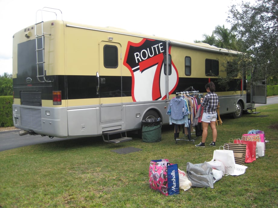 The production RV from Route 7 Productions.