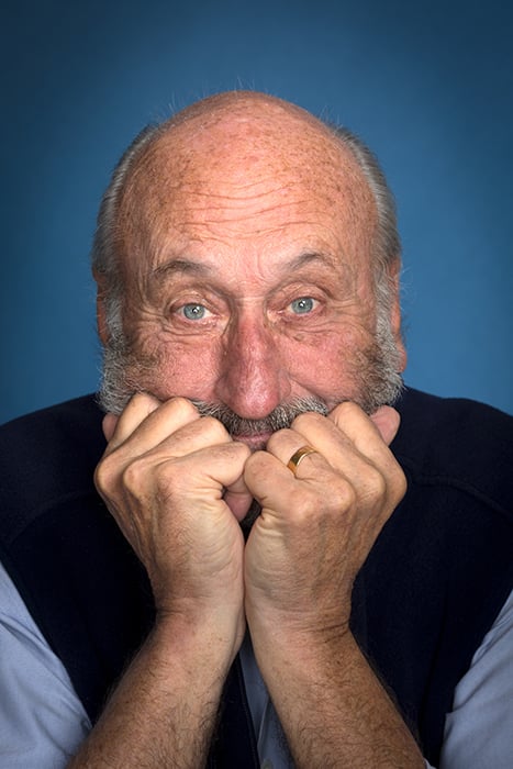 Noel Paul Stookey (of the folk trio Peter, Paul, and Mary) photographed by Jason Page Smith for Maine Seniors.