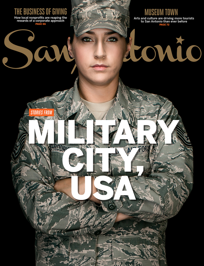 women in military, san antonio magazine, josh huskin photography, portraiture, editorial photography