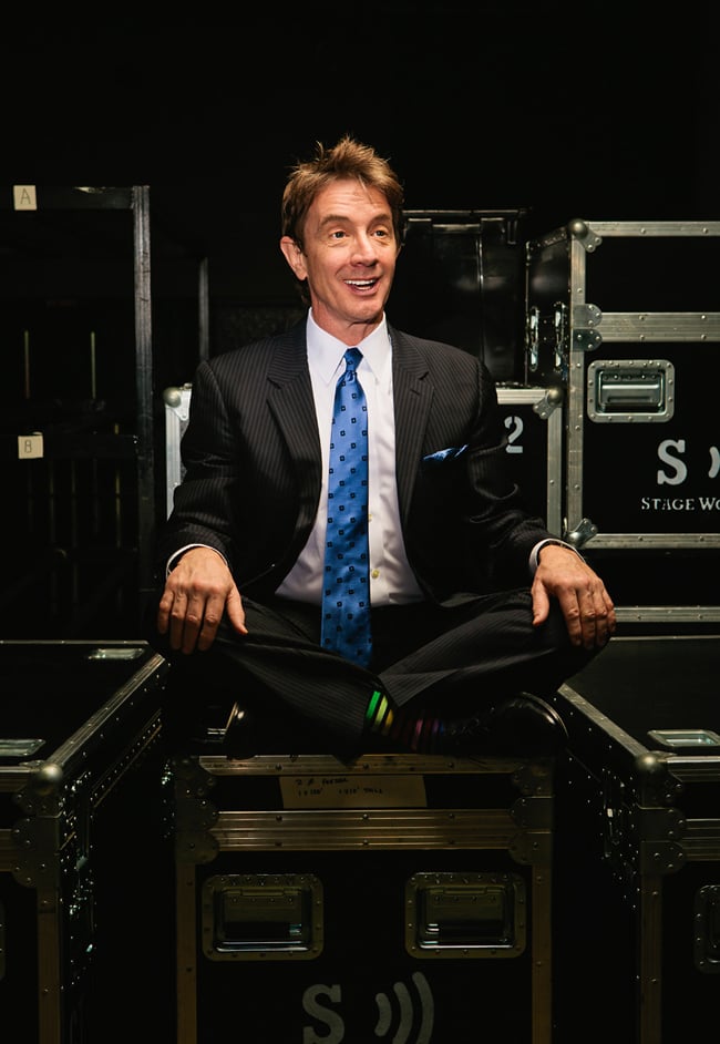 Martin Short shot by Grand Rapids, Mich.-based celebrity photographer Brian Kelly for LaughFest