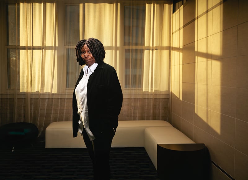 Whoopi Goldberg shot by Grand Rapids, Mich.-based celebrity photographer Brian Kelly for LaughFest