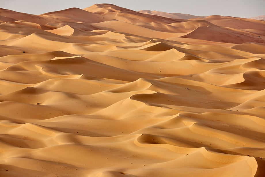 Martin Westlake photographs the windswept sands of the desert in Abu Dhabi for Destinasian
