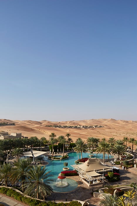Martin westlake photographs the Qasr Al Sarad resort for DestinAsian