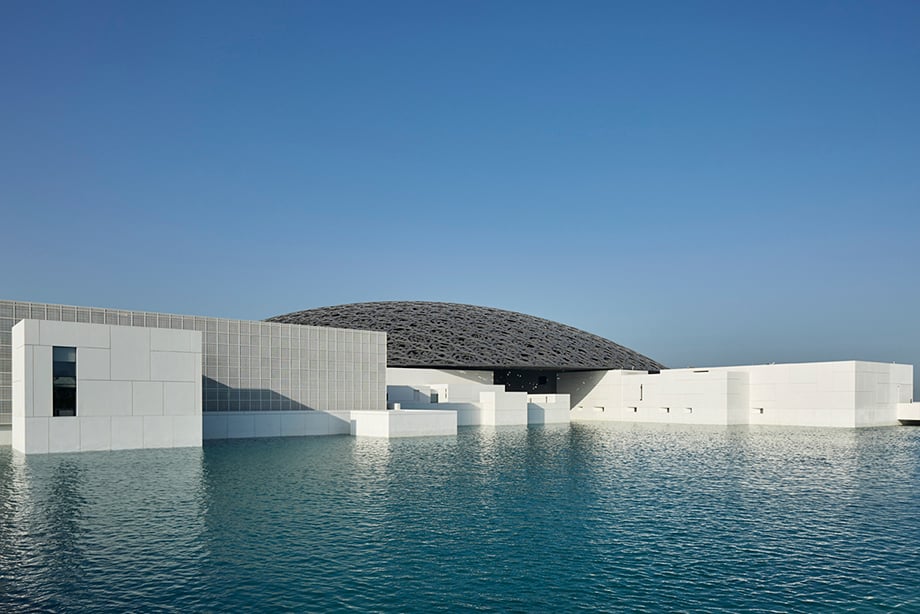 Martin Westlake photographs the Louvre in Abu Dhabi for DestinAsian