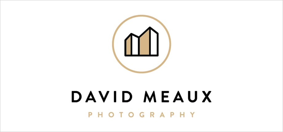 The final logo design using elements of gold color
