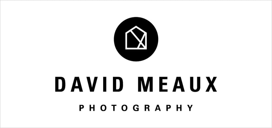 Sample from the first round of updated wordmark designs for David Meaux Photography