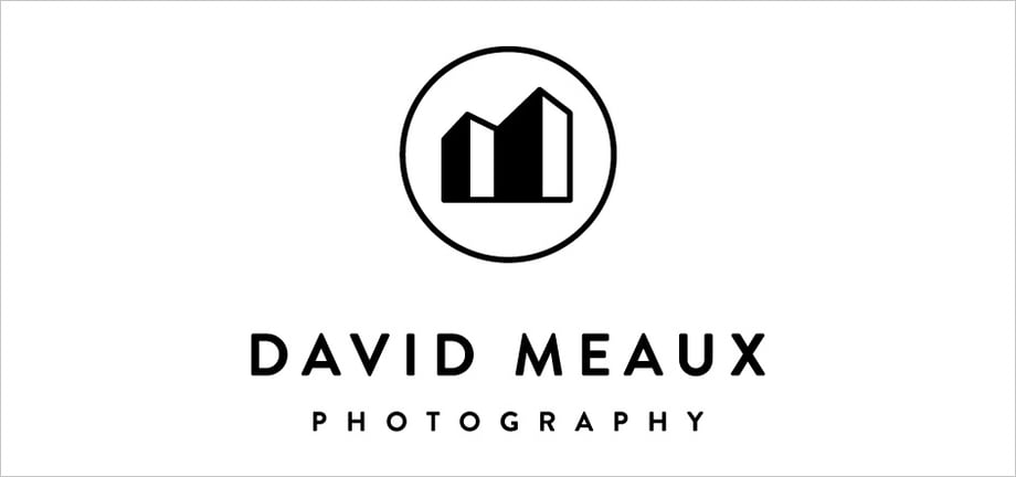 The final logo design for David Meaux Photography