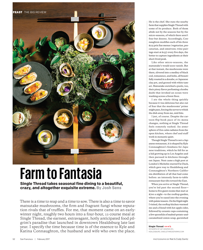 food and drink photography,nat & cody photography, San Francisco Magazine