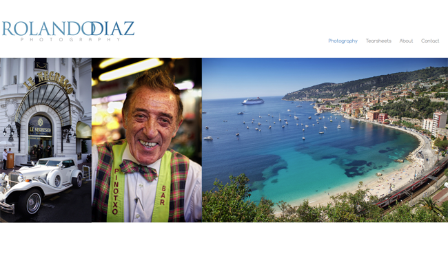 A preview of Rolando Diaz's new and improved website