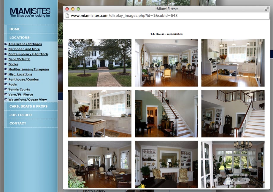 Our residential location displayed on MiamiSites.