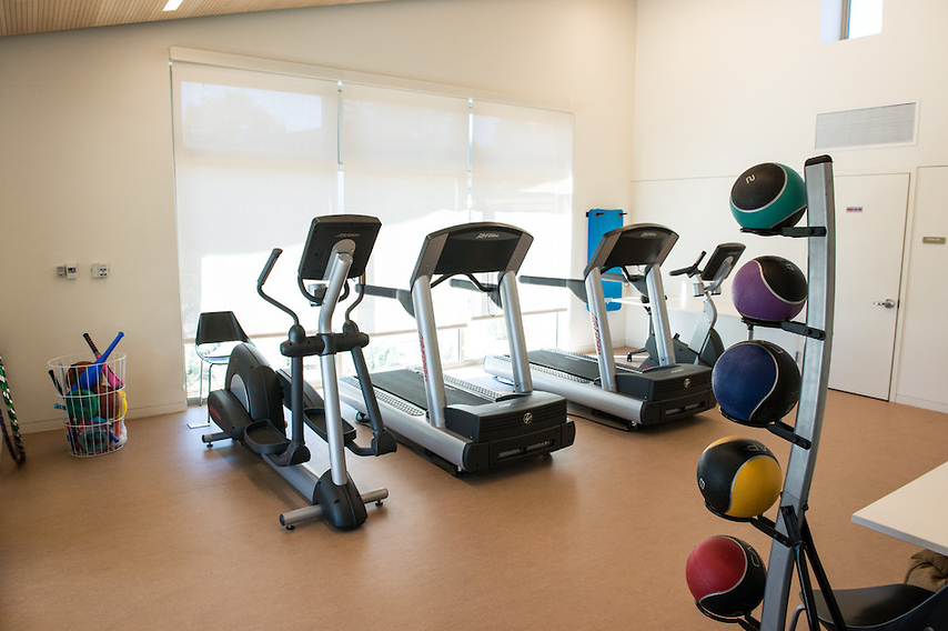 The fitness center