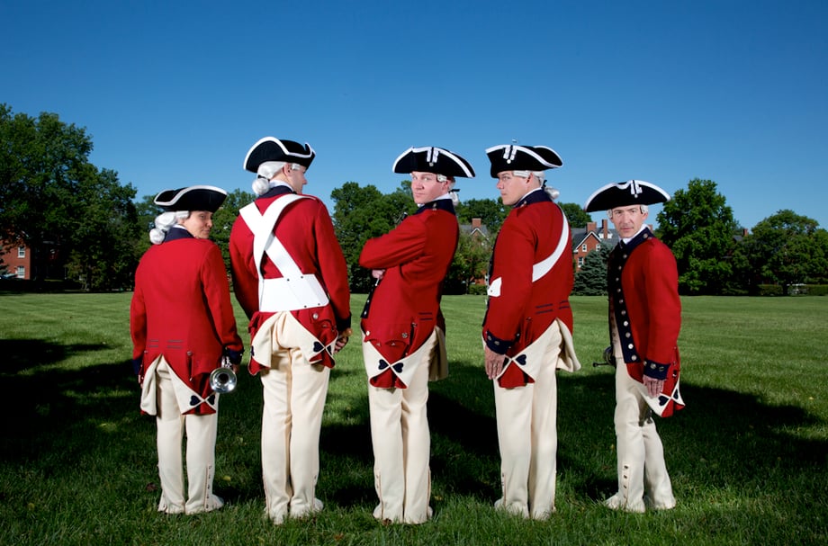  New York-based documentary and portrait photographer Christopher Lane caught up with the redcoats for a feature in Washingtonian Magazine.
