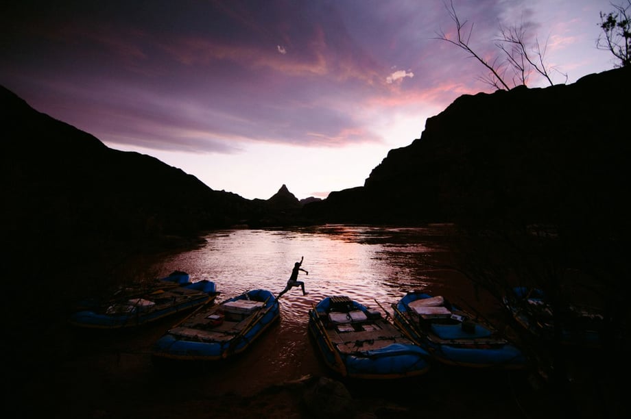 New York-based adventure and lifestyle photographer Forest Woodward created content for Red Bull while on a 28-day expedition along the Colorado River.