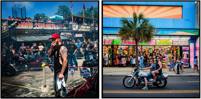 Raleigh, N.C.-based commercial, advertising, editorial, and portrait photographer Bryan Regan shot a personal project during Myrtle Beach Bike Week.