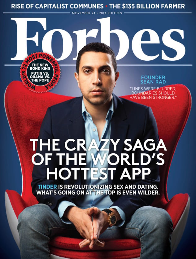 Forbes cover photography by Robert Gallagher