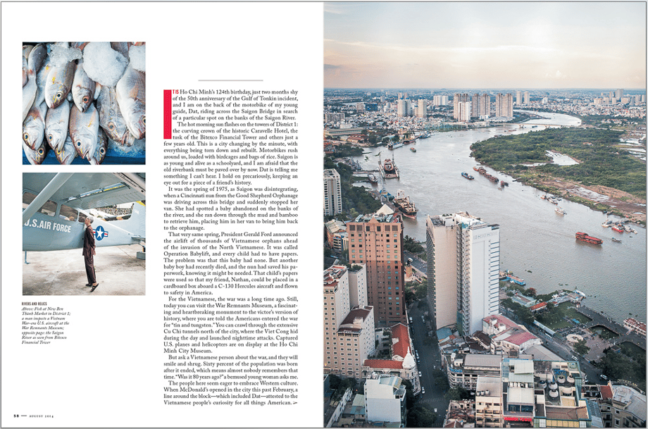 Tearsheets from New York-based editorial and travel photographer Aaron Joel Santos.