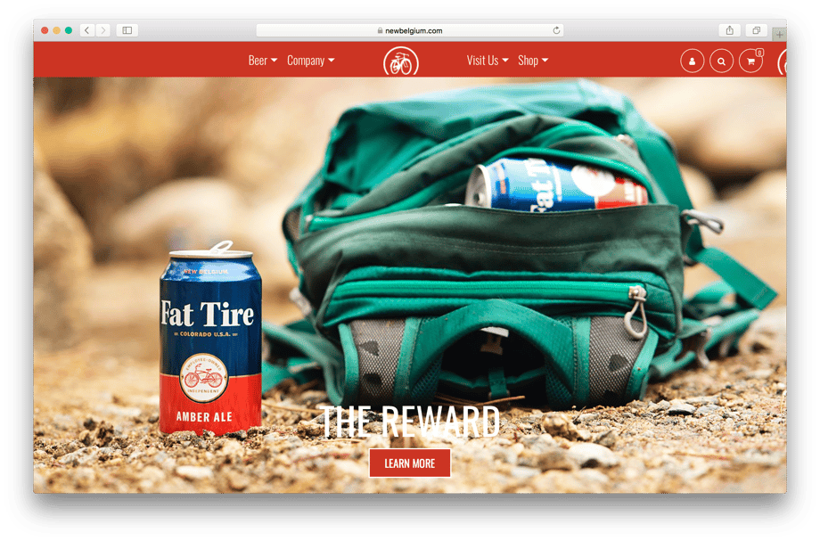 Andrew Maguire photographs a Fat Tire campaign in picturesque Colorado for New Belgium Brewing-webpage.