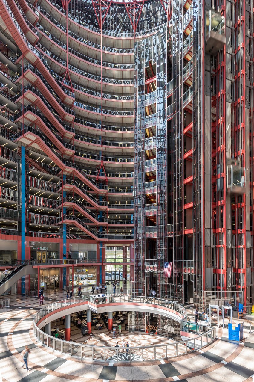 An interior shot from Serhii Chrucky of the Thompson Center for  Preservation Chicago.