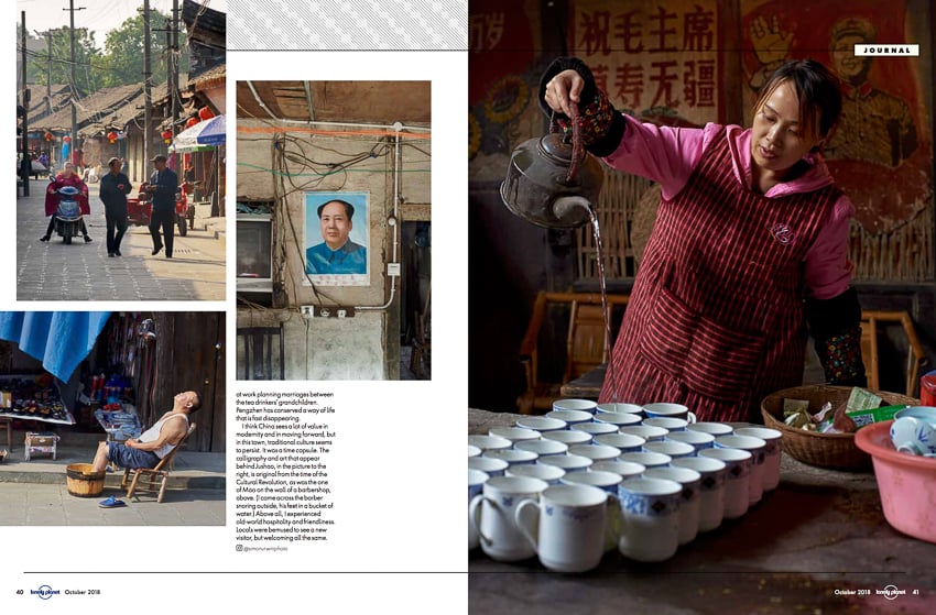 Photographer Simon Urwin's travels to China published in Lonely Planet