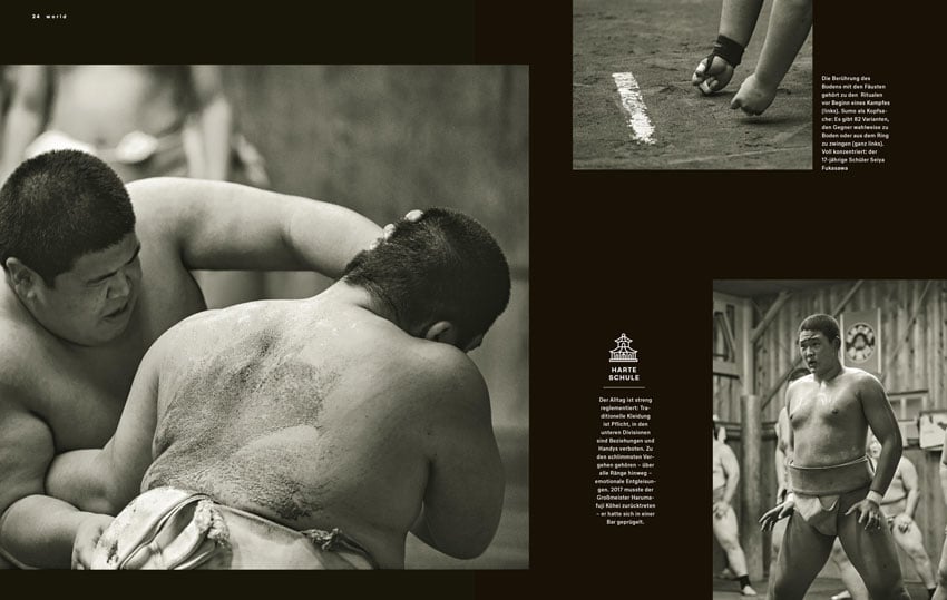 Sumo feature for Lufthansa magazine by Ben Weller