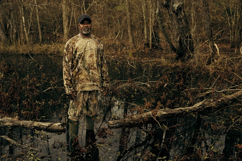 Photo of Gerard “Gee” Singleton by Clay Cook for Swamp People.