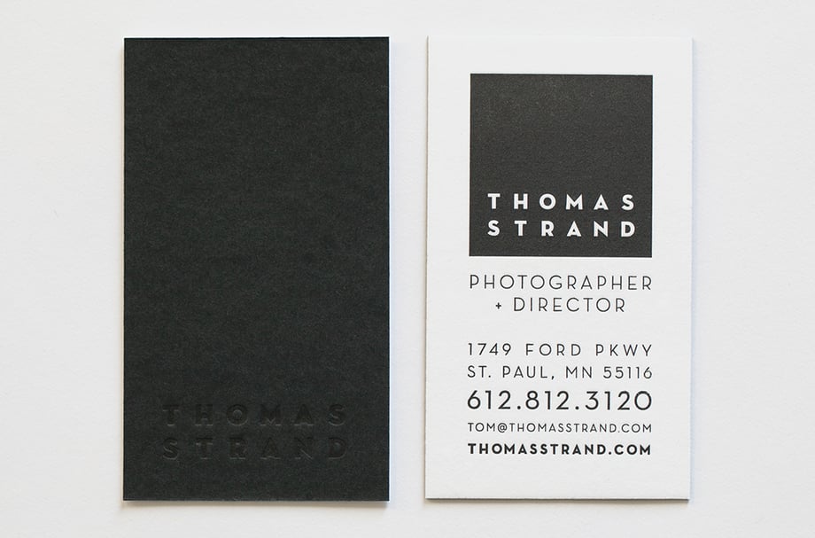 The Thomas Strand Brand business cards 2