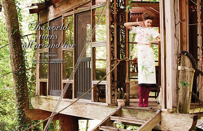 Tearsheet from Atlanta's premier fashion & commercial photographer Leah Perry. 