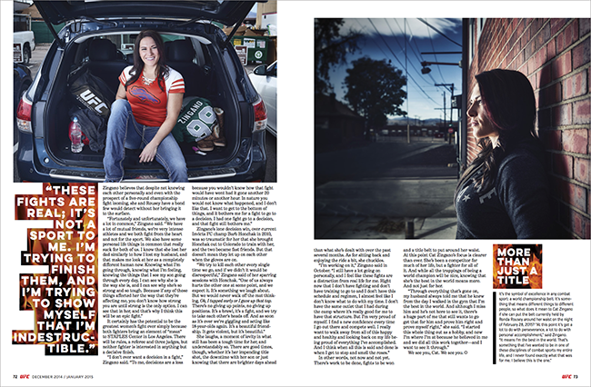 Tearsheet from Denver, Colorado-based creative advertising and editorial photographer Willie Peterson.