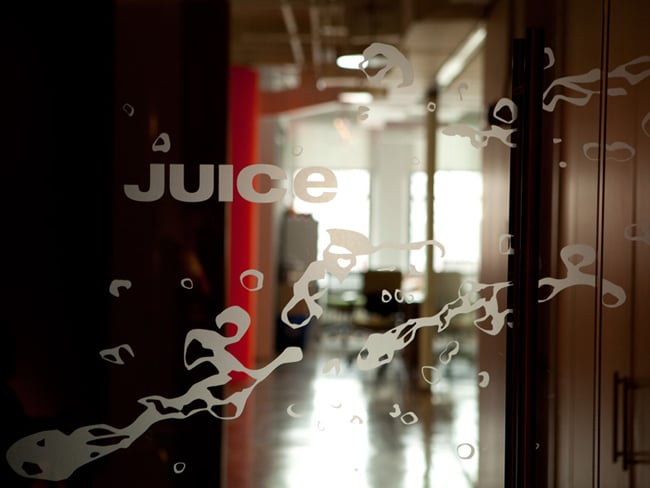 Juice office window