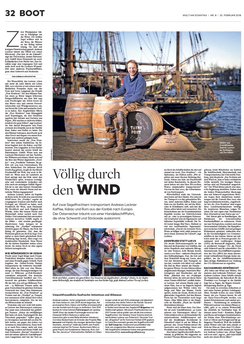 Activist Andreas Lackner photographed for Welt Am Sontag by Carsten Behler